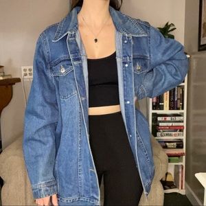 SOLD 90s Embroidered Denim Jacket
